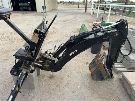 bk215 3-point backhoe converted to a skid steer|3 point pto to skid steer.